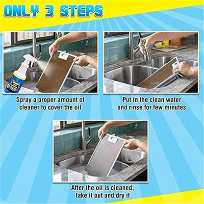 Magic Degreaser Cleaner Spray,All Purpose Cleaner,Home Kitchen Cleaning Dirt & Oil,Fast & Effective Clean All Home Kitchen Surface in Seconds,No Hard Work (30ml)