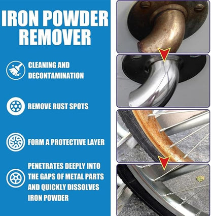 Multi-functional Quick-acting Rust Removal Spray, Portable Rust Remover Spray for Metal, Car Rust Removal Spray (3 Pcs/30ml)