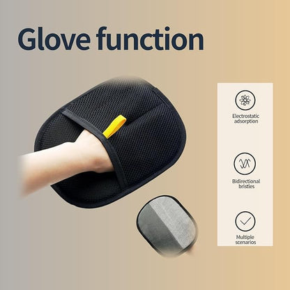 2025 New Pet Hair Removal Glove,pet Hair Remover mitt，for Couch, Furniture, Carpet, Car Seat -Electrostatic Reusable Gloves | Fast Cleaning, for Cat & Dogs (2pcs)
