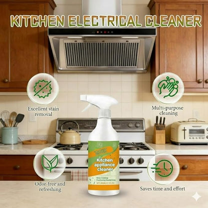 Fly Spray Clèanse Household Formula,Kitchen Appliance Cleaner Spray,Multi-Purpose Degreaser for Oven,Stove, Range Hood & Countertops, Gentle Formula for Daily Cleaning, Fresh & Easy Wipe Clean, 500 ml