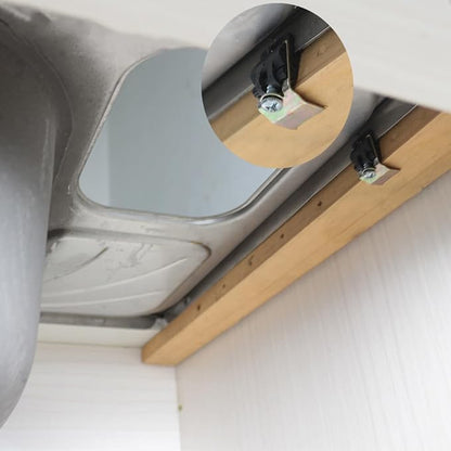 Practical Sink Attachment Clips Sink Mounting Bracket Sink Installation Repair Fasteners For Kitchen & Bathroom Use