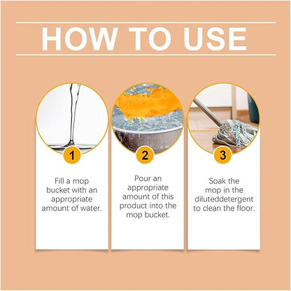Floor Cleaner Liquid Hardwood Floor Polish Multi Surface Cleaner Tile Floor Shine Degreaser Wood Floor Care Gloss Restorer 100ml