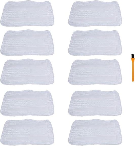 Hongfa Replacement for Shark Steam Mop Pads SK3251 S3101, 10 Packs Shark Microfiber Cloth Mop Pads fit S3101 S3202 S3250 SK410 SK435CO SK460 SK140 SK141