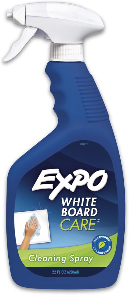 EXPO Dry Erase Whiteboard Cleaning Spray, 22oz - Calendar, Organization, Essential Supplies for Office, School, Classroom, Teachers