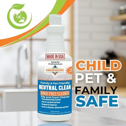 Neutral Floor Cleaner for Daily Mopping and Routine Floor Cleaning, Safe for Tile, Stone & Marble, Professional Grade Formula