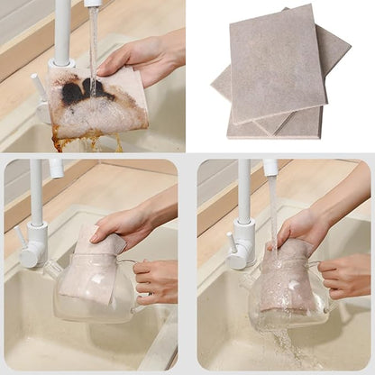 20 Pack Swedish Dishcloths Reusable Loofah Microfiber Cleaning Cloths with Natural Fiber Swedish Dish Cloths Kitchen Dishcloths Dish Towels Paper Rags for Washing Dishes Countertop Sink Stove