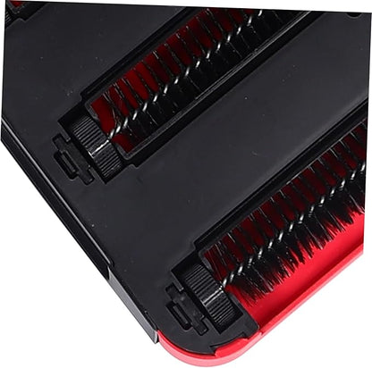 Cabilock Handheld Carpet Sweeper with Adjustable Handle Portable PET Hair and Dust Cleaner Manual Non-Electric Rug Roller Brush for Home and Office Cleaning