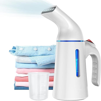 Steamer for Clothes 700W, Fast Heat-up in 40S, 120ML Water Tank, 25g/min Strong Penetrating Steam, Portable Clothes Steamer Iron for Travel and Home(GY169)