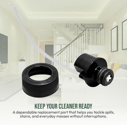 Replacement Cap & Straw Assembly for Bissell Little Green Machine Carpet Cleaners - Models 1400B, 1400W, 3369, 3353, 3519, - Only for Models Listed