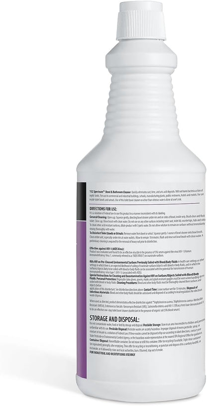 Professional Spectrum Restroom Cleaner Bowl Cleaner, 32 Oz.