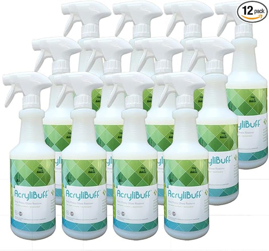 Acrylibuff Spray On Gloss Restorer Spray Buff Quart - Case of 12…