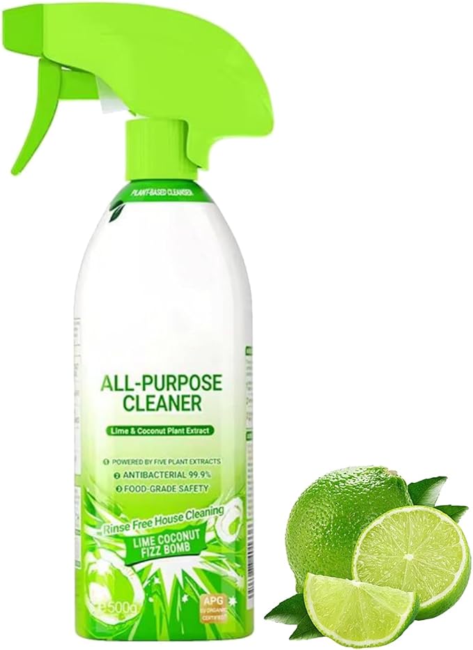 Cleanways All Purpose Cleaner, 500ml Plant-Based Power Cleaner, Deep Clean Spray for Kitchen, Bathroom, Living Room, Fresh Scent, Natural (500ml)