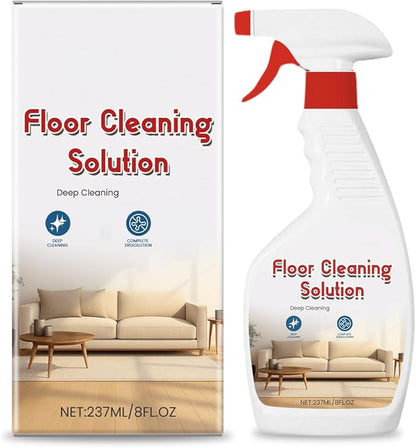 Multi-Surface Floor Cleaning Solution – Citric Acid Formula, Easily Breaks Down Daily Grease, Safe for Wood, Tile & Stone, No Rinse Needed – 237ml / 8 fl oz