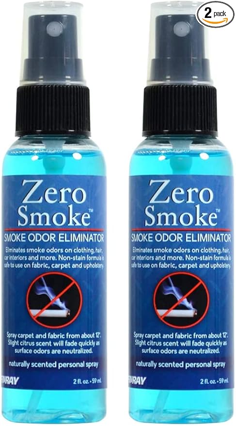 Jenray Smoke Odor Eliminator Spray 2 Oz. Smoke Smell Eliminator (2)