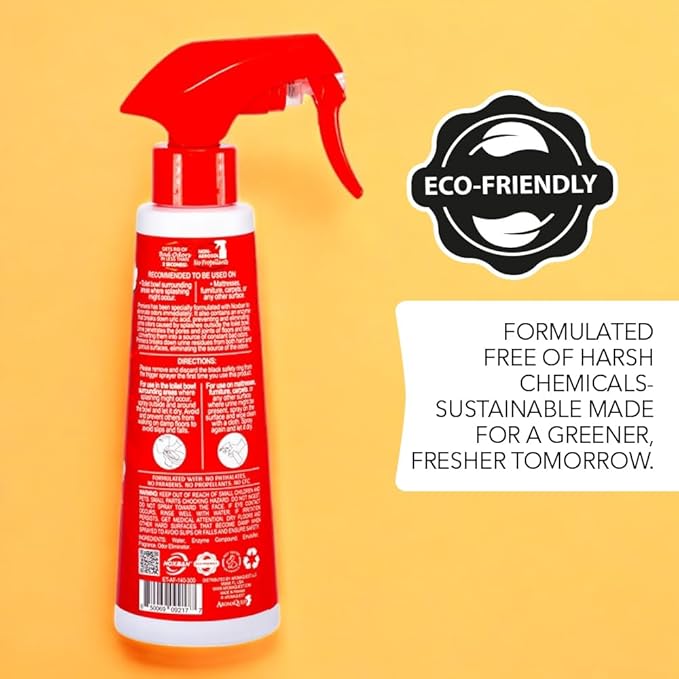 Urine Odor Eliminator 'Primiera' - Urine Remover Spray for Bathrooms, Mattresses, Furniture, Carpets, & Hard Surfaces - For Home, Business, School - Vanilla Scent - 10.1 Oz.