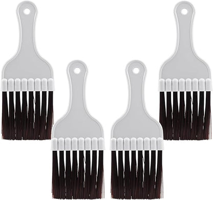 4 Pcs Brown Air Conditioner Condenser Cleaning Brush Ac Coil Cleaner Brush HVAC Refrigerator Coil Cleaning Brush