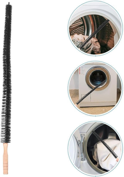 Ciieeo Washing Machine Brush and Dryer Vent Cleaner 2Pcs Long Handle Lint Trap Brush for Pipe and Tub Cleaning Household Laundry Maintenance