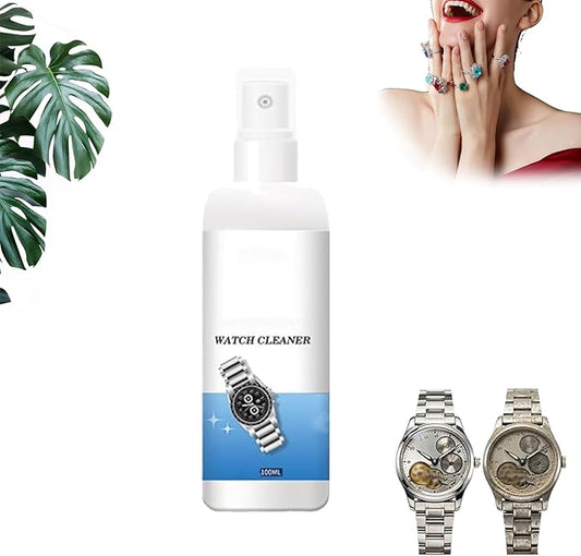 Watch Strap Maintenance Cleaner Spray,Watch Scratch Remover,Quick Jewelry Cleaning Spray,Watch Strap Liquid Suitable for Various Materials (1, 1pcs)