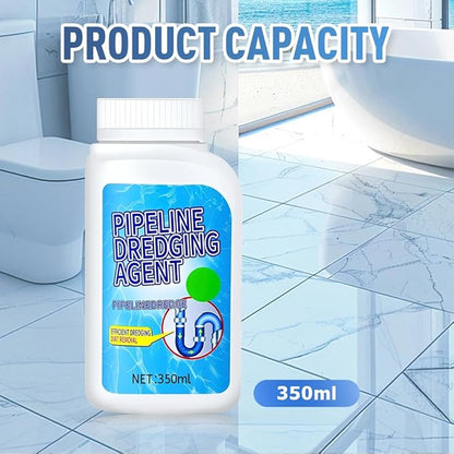 Powerful Pipe Dredging Agent, 2025 Upgraded Powerful Pipe Cleaners, Pipeline Dredging Agent, Kitchen Sink And Drain Cleaner for Kitchen, Bathroom (2 Pack)