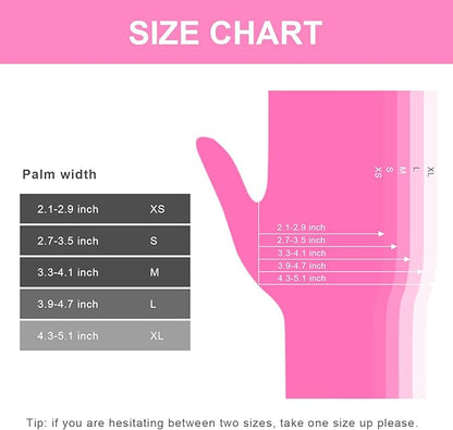 FINITEX Nitrile Disposable Latex-Free Gloves - 3.5mil 100/1000PCS Powder-Free Latex Free Cleaning Medical Exam Food Gloves