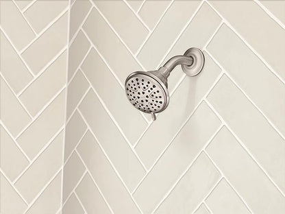 Moen Attune 8-Function Wall Mount Fixed Showerhead, Spot Resist Brushed Nickel, 218W0SRN
