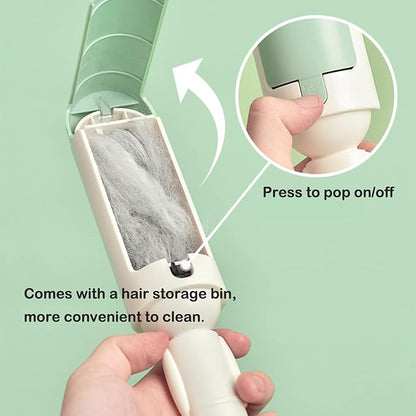 Pet Hair Remover Reusable pet Hair Remover Dog and cat Hair Remover for Sofas, Furniture, Carpets, car Seats with self-Cleaning Base Upgraded Animal Hair Remover Tool (Red Black+White Green)