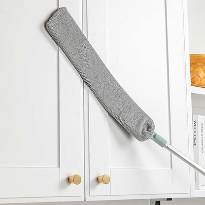 Gaps Dust Cleaner – Retractable Long-Handle Duster for Under Appliances, Hard-to-Reach Dust and Debris Removal Tool | Ideal for Home, Bedroom, Kitchen, and Household Cleaning