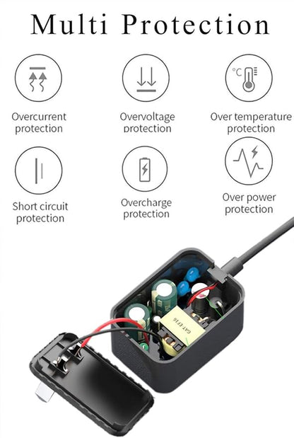 WUKUR 9V Charger for LABIGO Electric Spin Scrubber Compatible with Voweek VWS211, SP02, for LABIGO LA1, for Homitt HM115C HM115CW Electric Spin Scrubber Power Supply Cord Cable