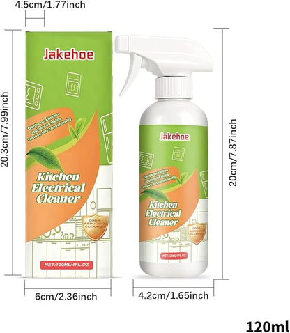 IElectrolyzed Ion Kitchen Cleaner Spray - Multipurpose Household Cleaner for Countertops, Stainless Steel, Appliances & More, Removes Grease & Residue, Fresh Scent, 120ml (1 Bottle) (A)