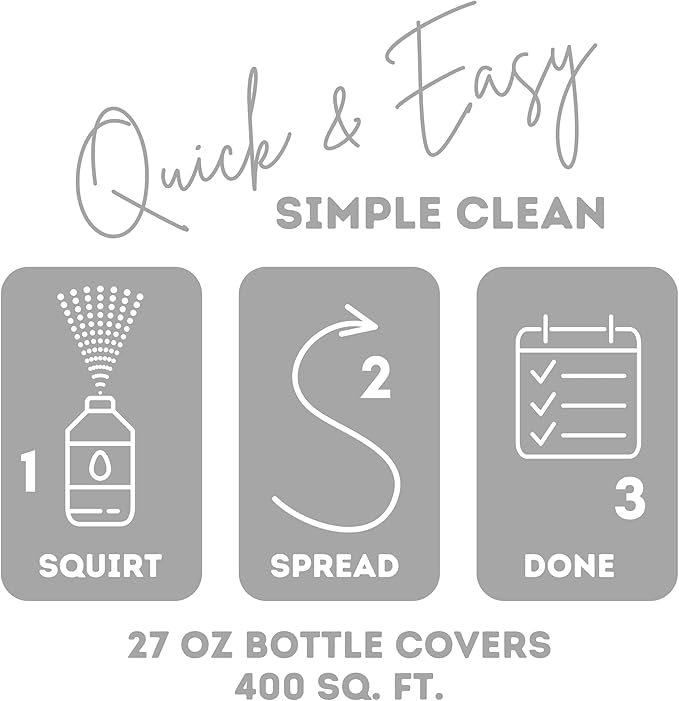 Quick Shine Pure Floor Wax 27oz | A Buffable, Waterproof Finish for Regular and Hardwood Floors | Restore Protect Refresh