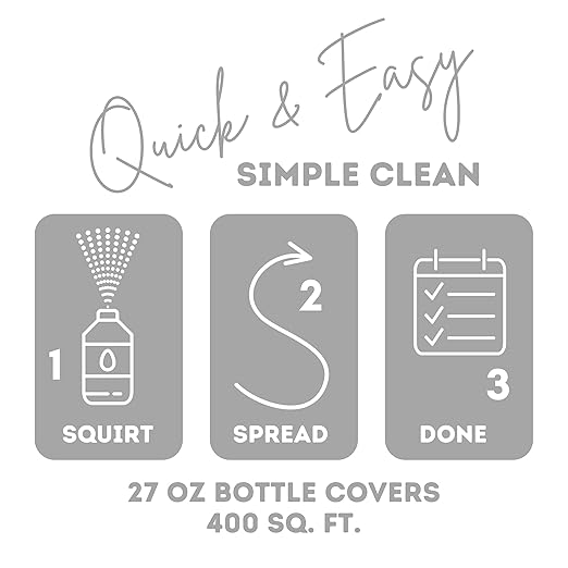 Quick Shine Hardwood Floor Luster-Polish 27oz | Plant-Derived w/Carnauba | Safer Choice, No PFAS, pH Neutral | Ready to Use Formula w/Anti-Slip Technology | Simply Squirt & Spread | Made in USA