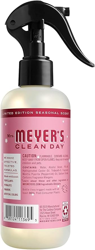 Mrs. Meyer's Clean Day Peppermint Scent Room Freshener, 8 Ounce (Pack of 6)