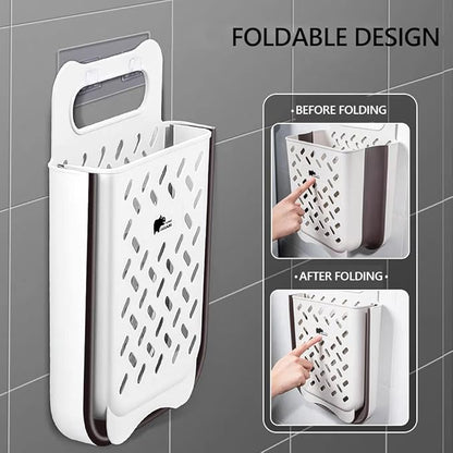Collapsible Laundry Basket- Large Laundry Basket Hamper with 2 Handles- Space Saving Foldable Storage Container/Organizer (medium)