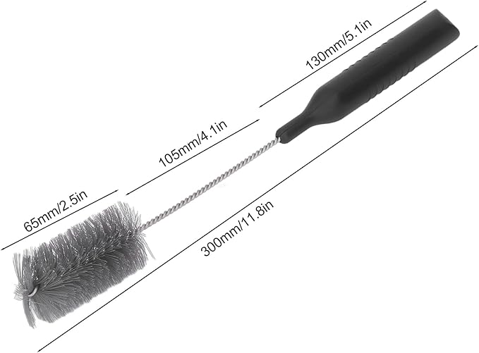HEEPDD Washing Machine Brush, Long Handle Vent Cleaner Kit for Dryer and Washer Maintenance Washing Machine Brush, ABS Material Nan Household Appliances