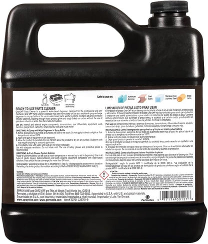 Spray Nine 22701 Grez-Off Heavy Duty Degreaser, 1 Gallon (Packaging may Vary)
