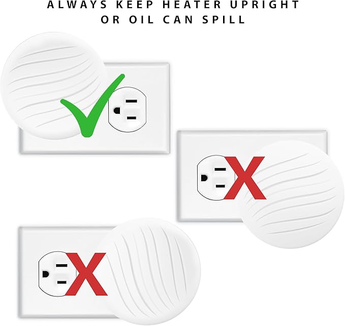 ScentSationals Circle Plug-In Air Freshener Unit - Fragrance Heater with 4 Strength Settings & Swivel Plug - Compatible with ScentSationals Fragrance Oil Refills (2 Pack)