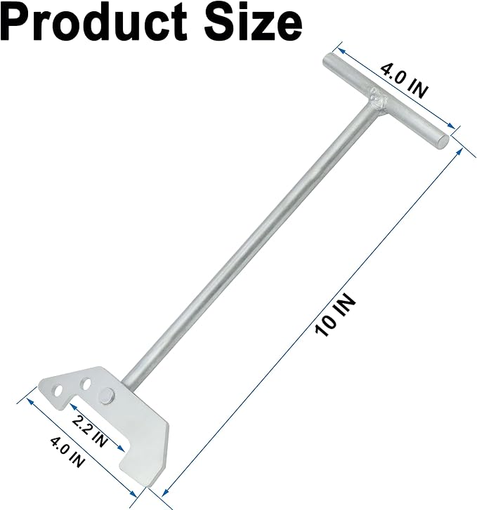 Garbage Disposal Wrench, Garbage Disposer Unjamming Wrench Compatible with Waste King, Moen and InSinkErator Garbage Disposal- for Dislodge Jams or Clutter