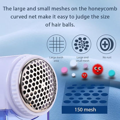 Fabric Shaver,Bobble Remover for Clothes,Electric Lint Remover w/3 Replaceable Blade,Cleaning BrushRechargeable Sweater Defuzzer PillRemover,Depiller Effectively RemovePills for Clothes & Furniture