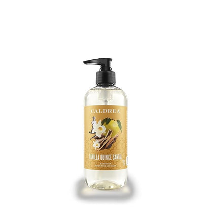 Caldrea Hand Wash Soap, Aloe Vera Gel, Olive Oil And Essential Oils To Cleanse And Condition, Vanilla Quince Santal scent, 10.8 Oz