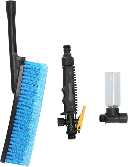 Automotive Brush, Carpet and Upholstery Cleaning Brush, Floor Brush, Scrub Brush for Car Interior and Home with Detachable Handle