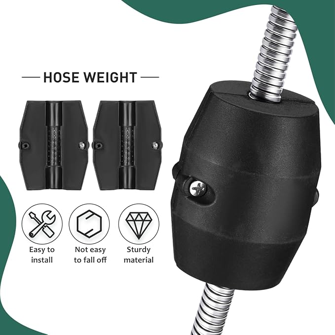 Kisangel Kitchen Faucet Weight for Hose Pull Out Sink Sprayer Gravity Ball Replacement Part 2.75 Inch Durable Faucet Accessories for Pull Down Tap