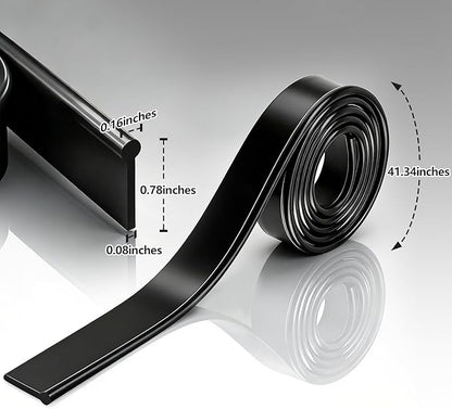 41-Inch High Elasticity Replacement Silicone Squeegee Strips, for Windows Glass Shower Door Cleaning, Durable and Easy to Install