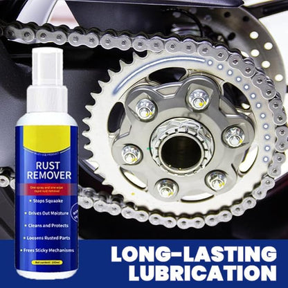 Anti-Rust Lubricant Spray & Rust Remover,Multi-Purpose Lubricant Rust Remover Spray with Protective Coating, Fast-Acting Formula & Easy Application, for Metal, Vehicles, Tools, Chains (1PC)