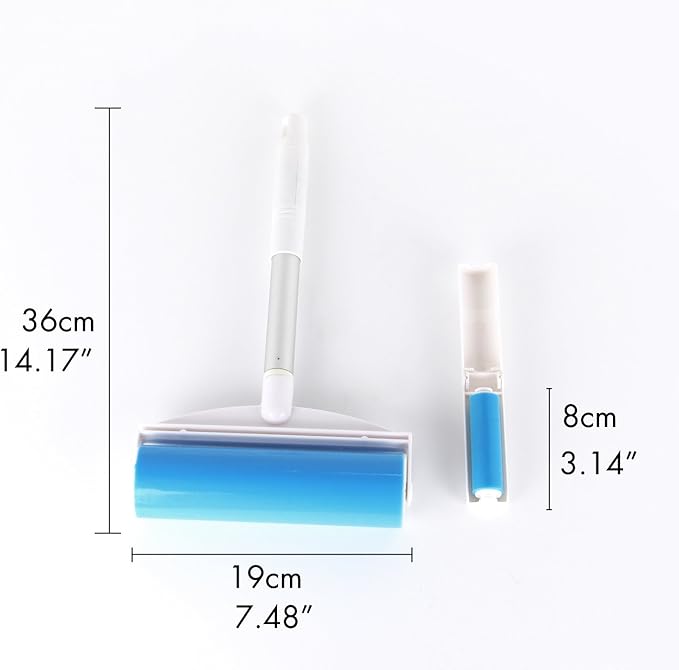 Lint Roller Resuable Dog Cat Hair Remover 8 Inches Wide Large Set