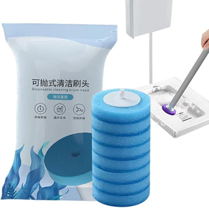 Toilet Cleaner Brush - Toilet Bowl Scrub Brush, Silicone Toilet Brush with Holder | Flexible Bristles Deep Cleaning Quick Drying, Anti-drip Design Long Handle, Space-Saving Bathroom essantial