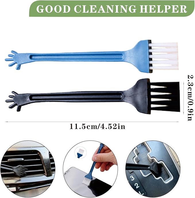 18Pcs Crevice Gap Cleaning Brush,Door Window Track Groove Corner Crevice Cleaning Brushes for Cleaning Window Grooves, Bathroom, Toilet Corner, Kitchen, Faucet, Sink(18 Pcs Cleaning Tool)