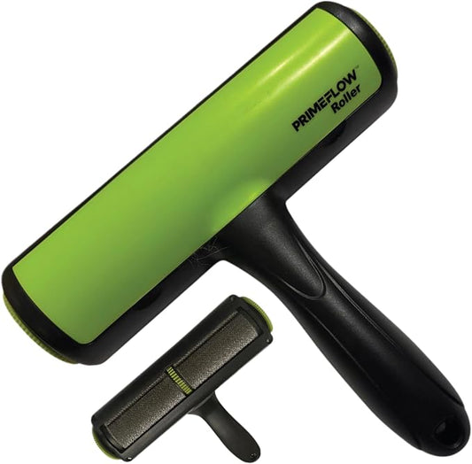 Pet Hair Remover Roller – Reusable Dog & Cat Hair Cleaner for Furniture, Clothing & Car Interiors, Eco Friendly Ergonomic Manual Lint Roller for a Fur Free Home & Everyday Cleaning