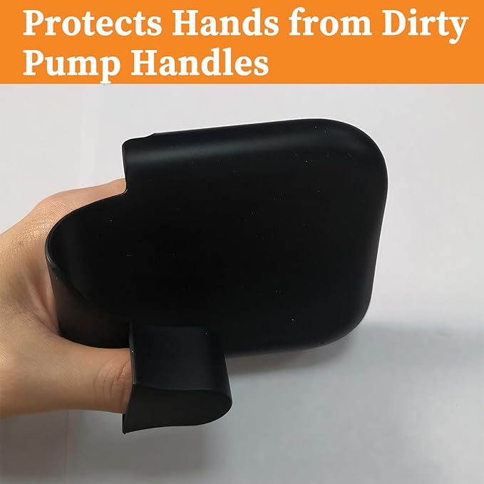 Reusable Gas Pump Glove, Silicone Gas Gloves for Gasoline Pump, Protects Hands From Dirty Pump Handles and Keyboards