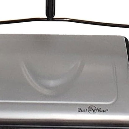Dust Care DC 12985 11" Cleaning Path Commercial Grade Carpet Sweeper – Non-Electric, Triple-Brush System, Clean Out Comb on Board – Ideal for Efficient Cleaning of Carpets and Floors