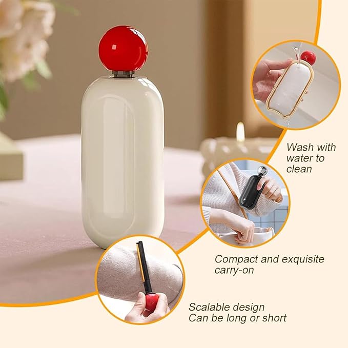 Washable Reusable Lint Roller for Pet Hair,2 in 1 Washable Reusable Lint Roller Scraper,Portable Pet Hair Remover for Furniture,Dog Cat Hair,Travel,HouseholdReusable Sticky Roller Ver